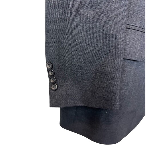 Robert Stock Signature Blue Linen Blend Suit Sport Coat Blazer  41R  Business - Picture 3 of 7